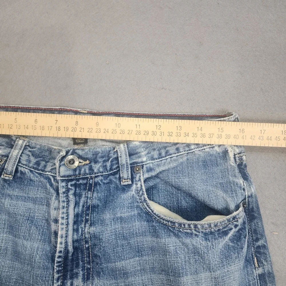 Banana Republic Relaxed Fit Jeans Light Wash Distressed Men 32x30